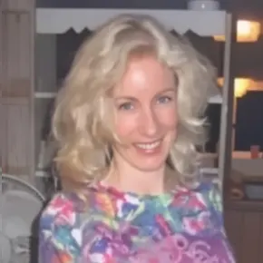 Baer's testimonial photo: A raw foodist who experienced the elimination of rubbery, colon-shaped mucoid plaque, confirming the cleanse's deep efficacy and healthy weight maintenance